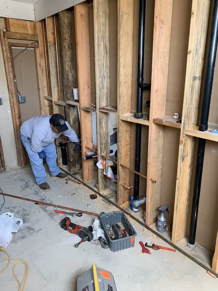 Commercial rough-in plumbing for Water Heater Replacement in South Wellfleet